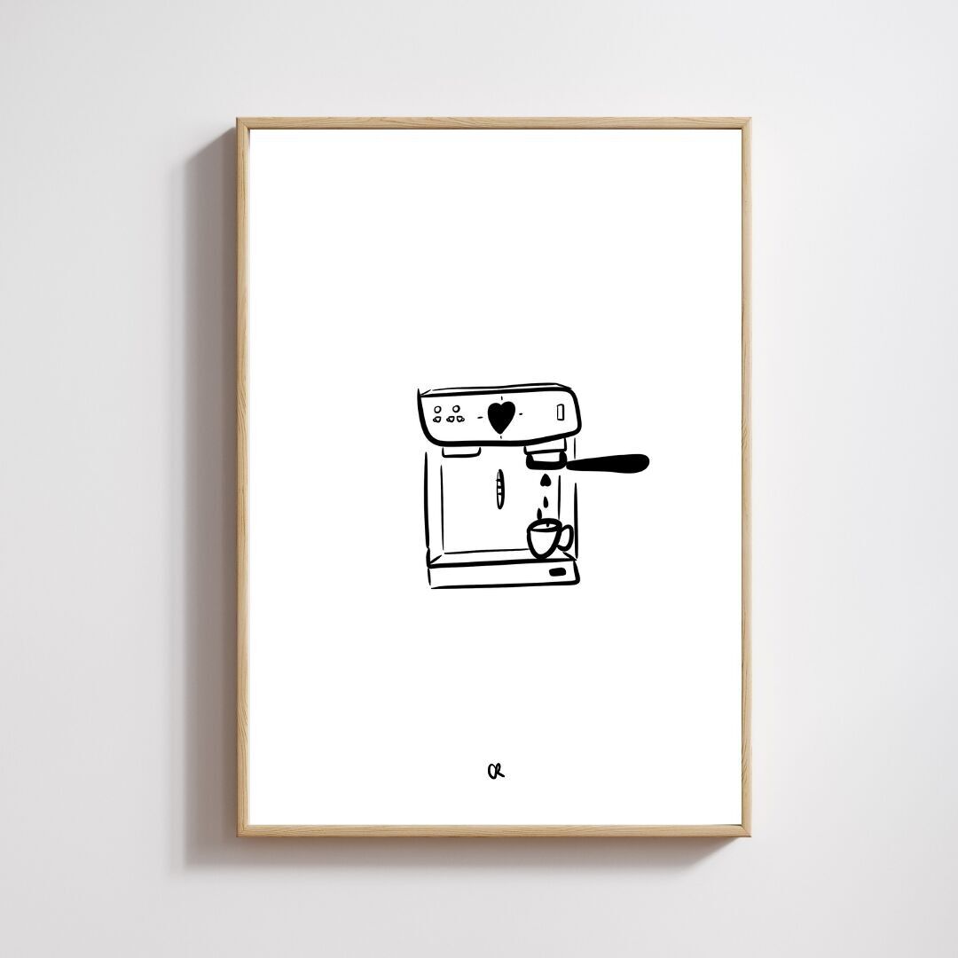 Illustrazione A5 "Café mou'love"