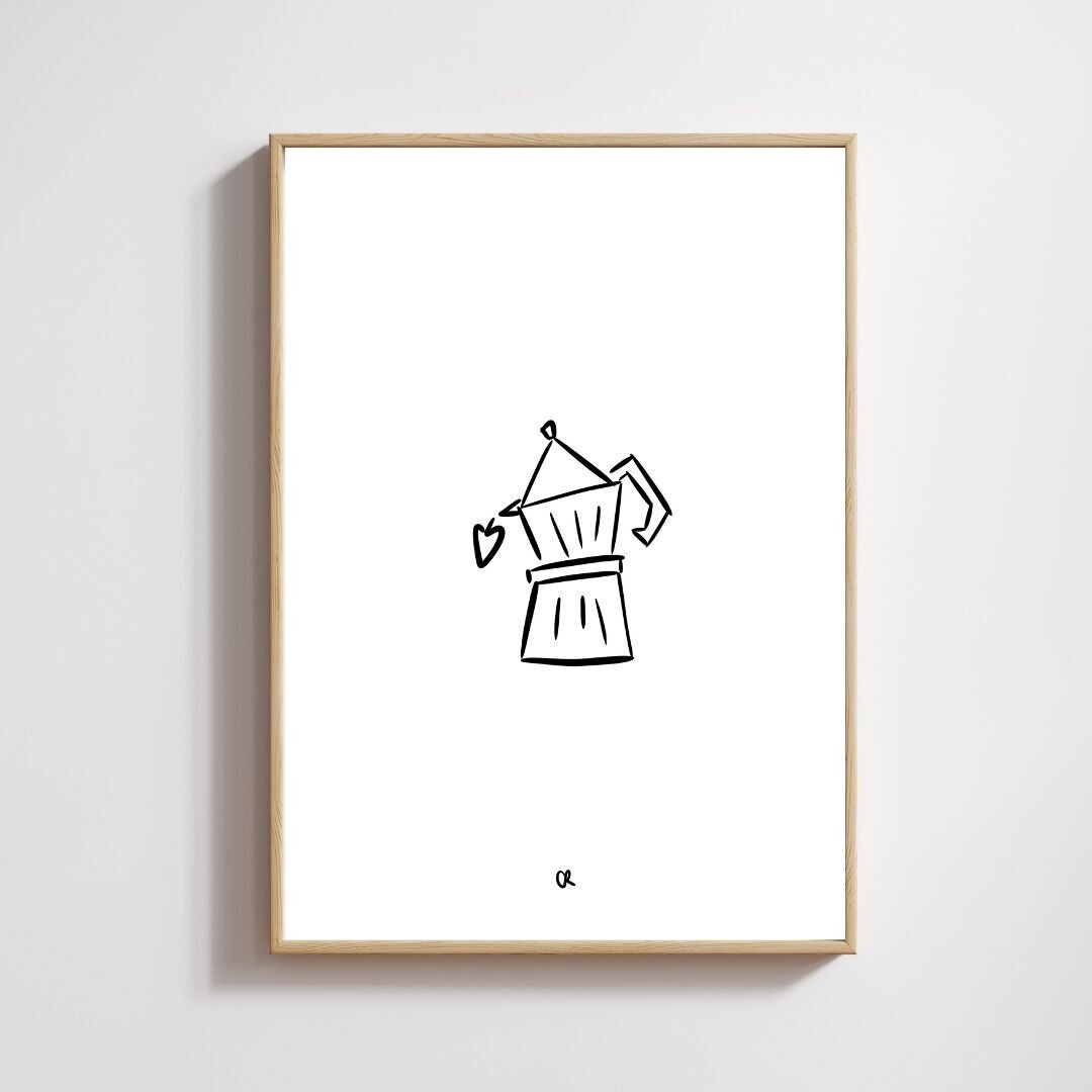 Illustrazione A5 "Caffè all'italiana"