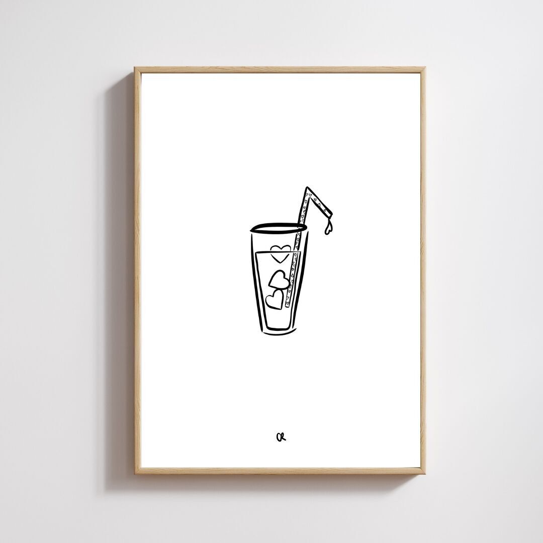 Illustrazione A5 "Menta da amare"