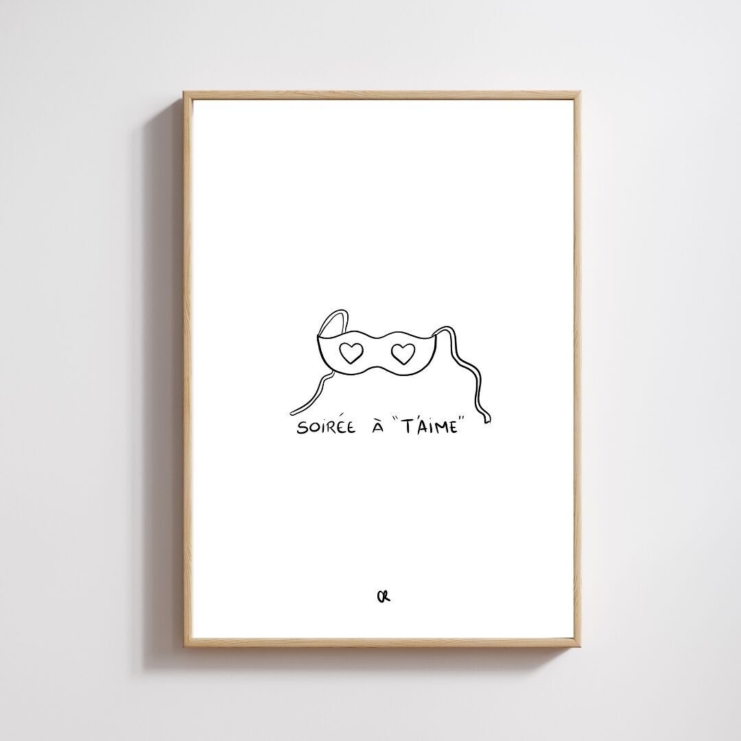 Illustrazione A5 "Sera per amarti"