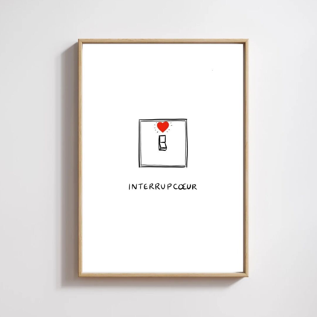 Illustrazione A5 "Il mio interruttore cardiaco"