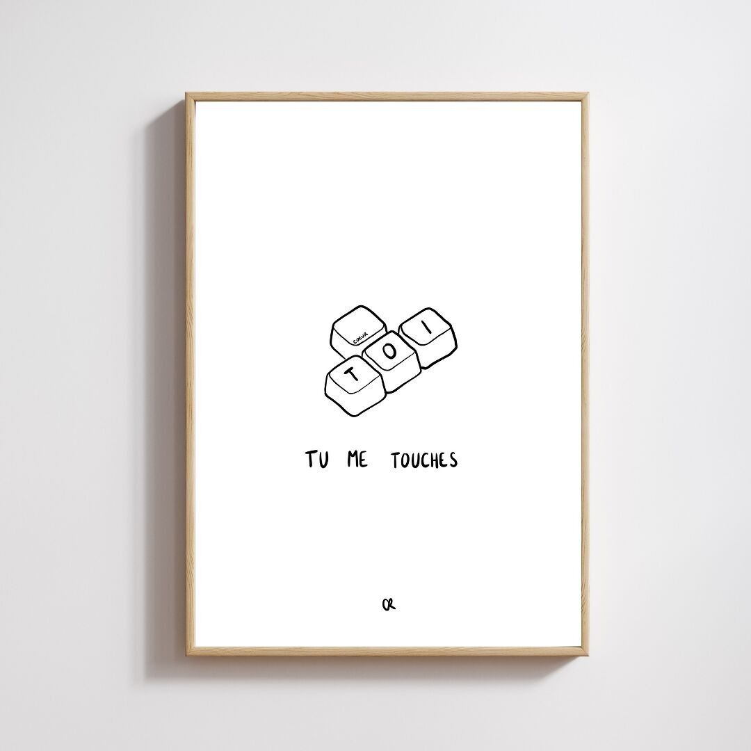 Illustrazione A5 "Mi tocchi"