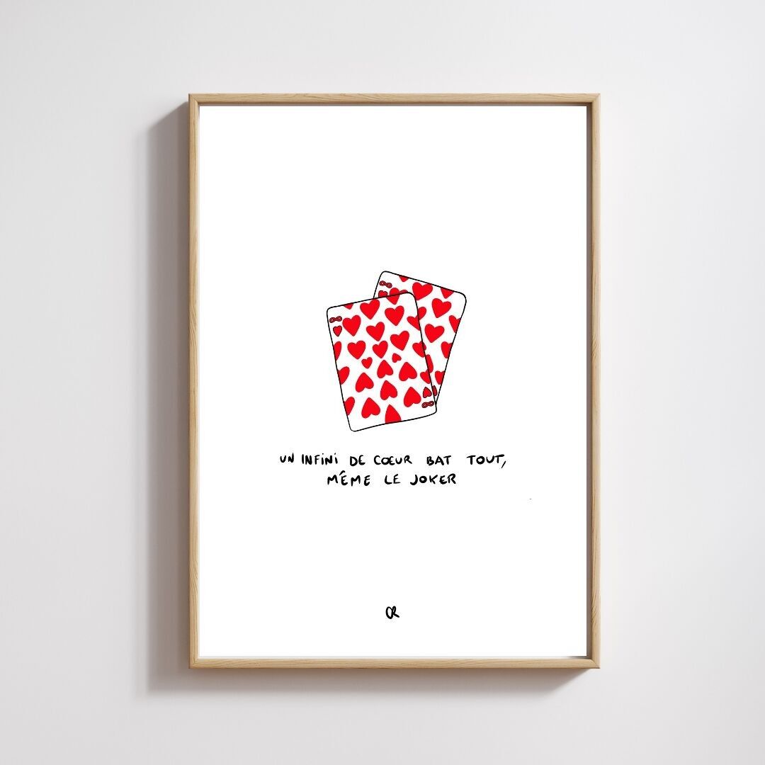 Illustrazione A5 "Infinito di cuore"