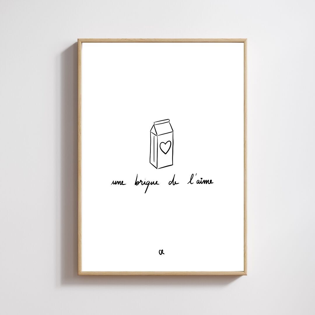 Illustrazione A5 "Mattone d'amore"