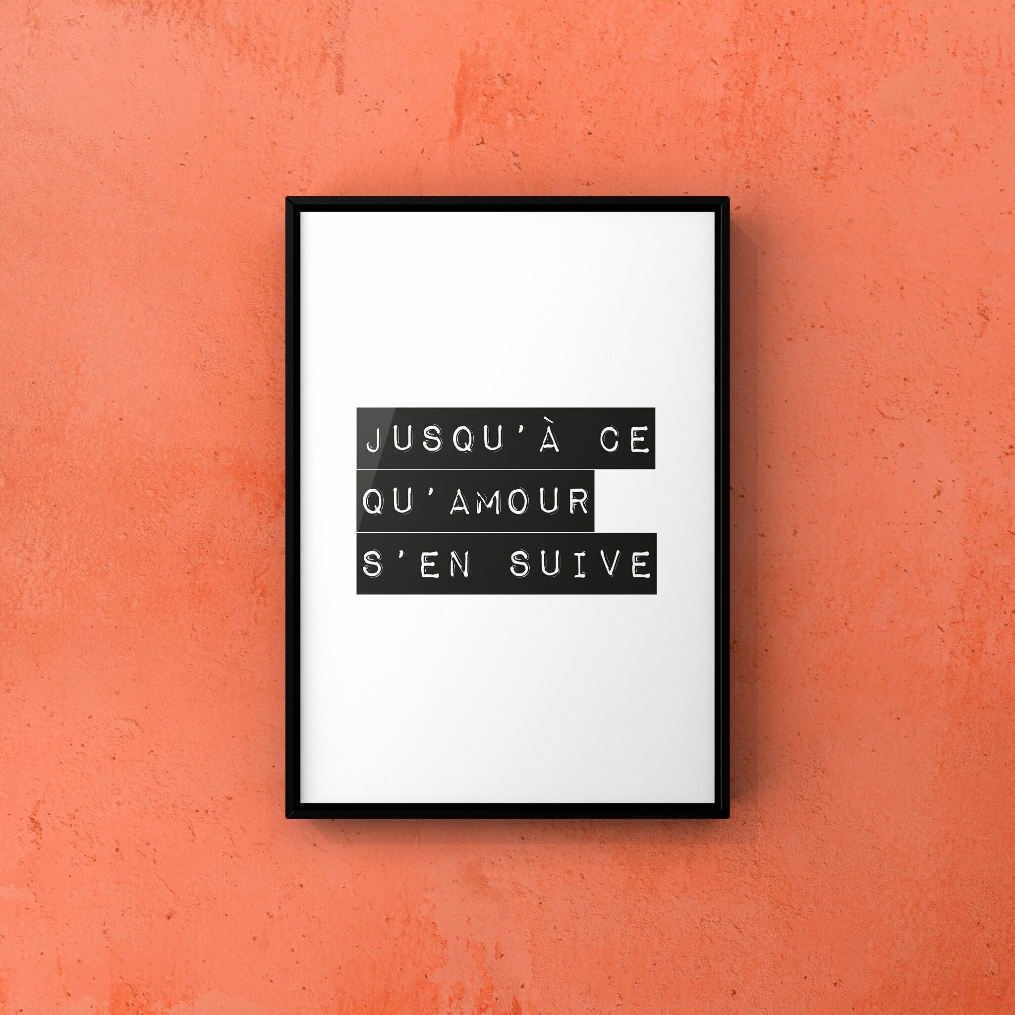 Poster della poesia - Finché l'amore non segue - 21x29.7