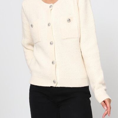 Buttoned Vest with Pockets – Everyday Elegance & Comfort