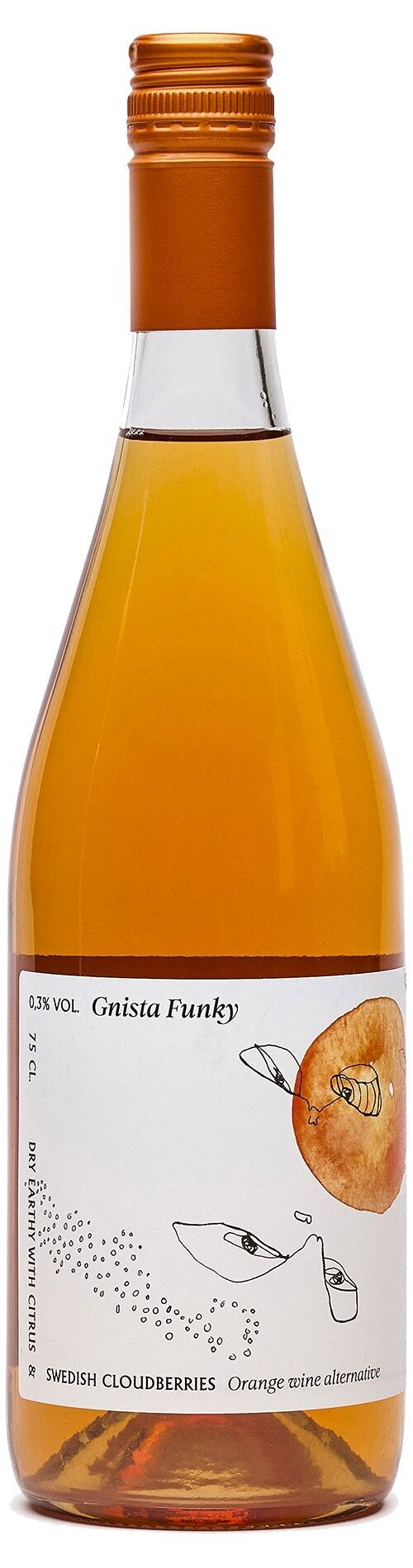 Blonde Funky wine alternative - to replace an orange wine - 75 cl alcohol free