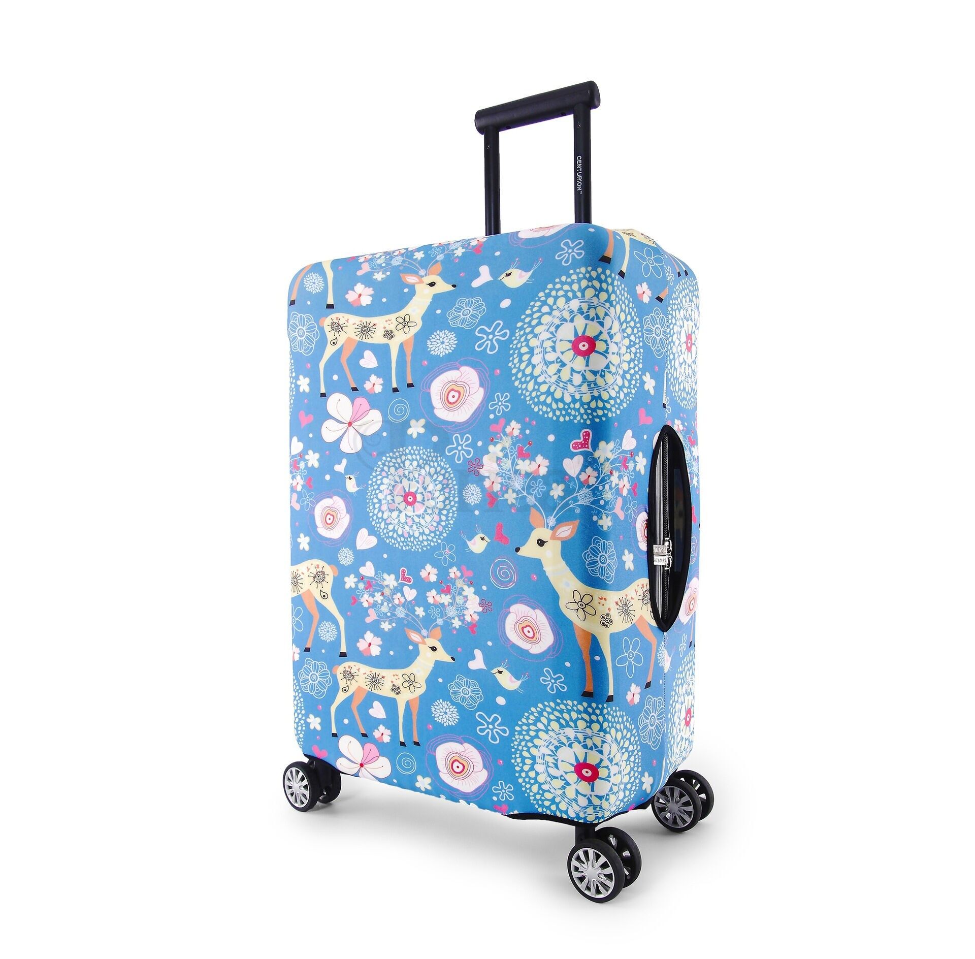 Periea Kofferhülle – Blaue Tiere – 3 Größen