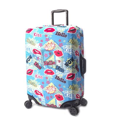 Housse de valise Periea – Kiss – 3 tailles
