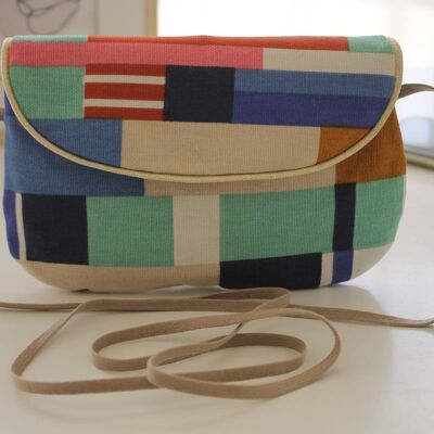 Striped poketto bag