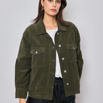 Veste en velours côtelé
