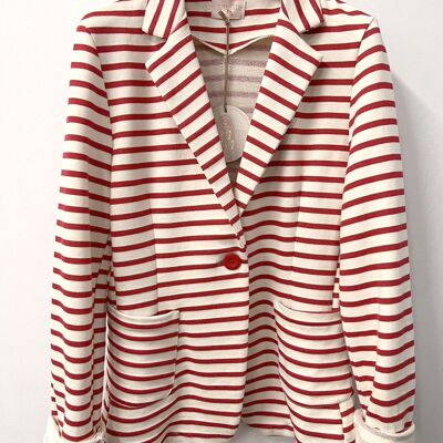 Veste à rayures casual