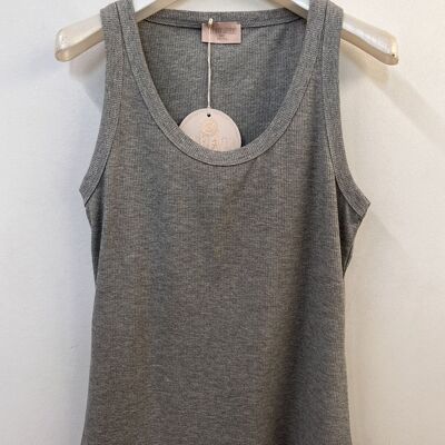 Women's round neck tank top