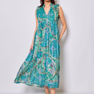 Robe Maxi Bohème à Volants