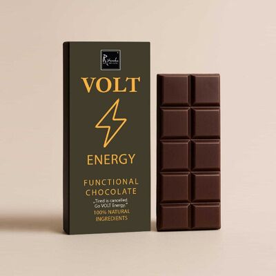 VOLT ENERGY – Chocolate negro con extractos de plantas