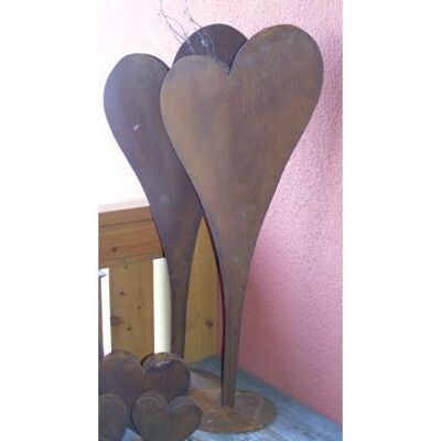 Garden decoration rust plant heart | Home decoration heart for planting