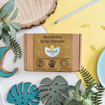 Coffret d'essai de savons Woodland - 4 pièces