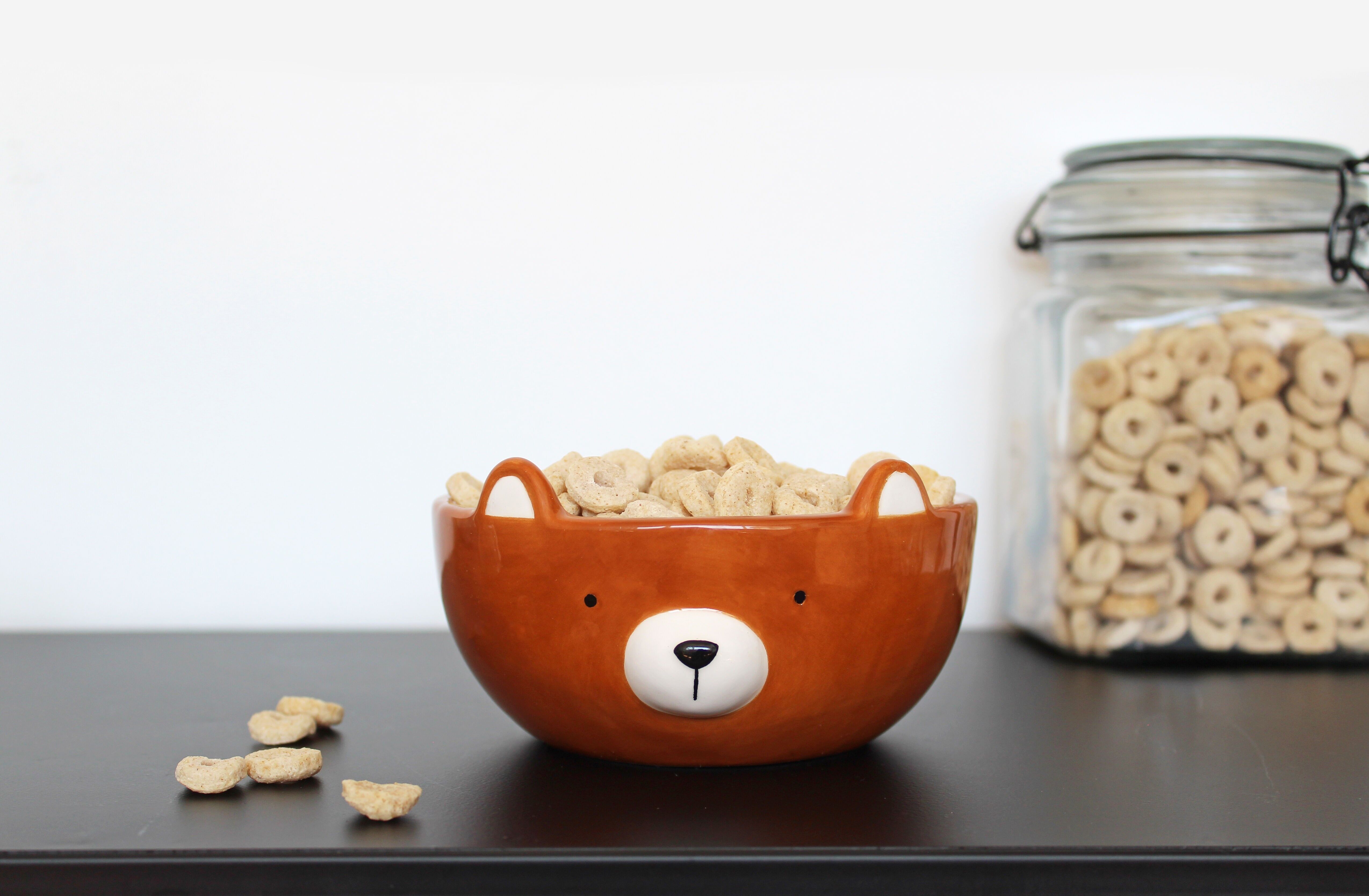 Bear cereal bowl