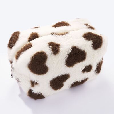 Astuccio in pelliccia sintetica a forma di cuore CY209JH