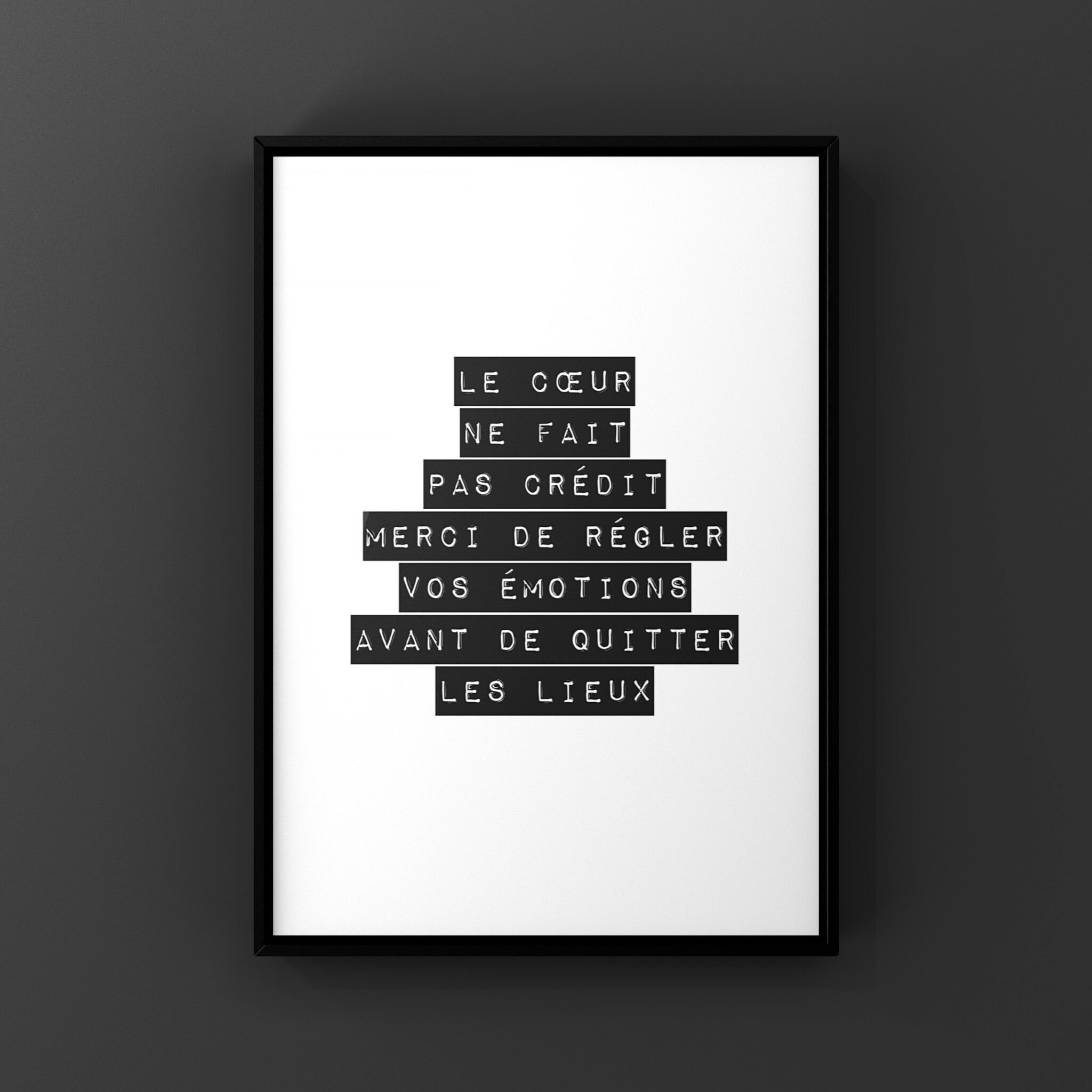 Manifesto della poesia - Il cuore non dà credito,...-21x29.7