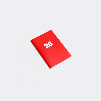 Mini agenda mensuel 2026 · Format A6 similaire