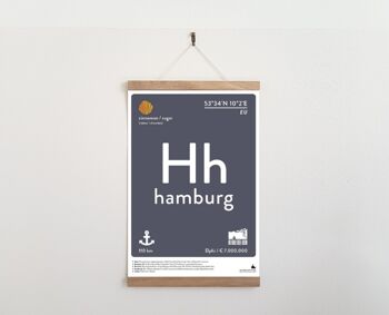 Hambourg - A3 noir et blanc 3