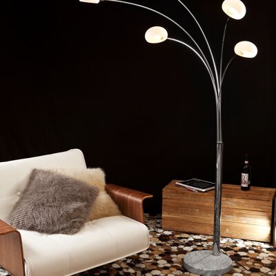 Vijf vingers 210 cm with glass, marble