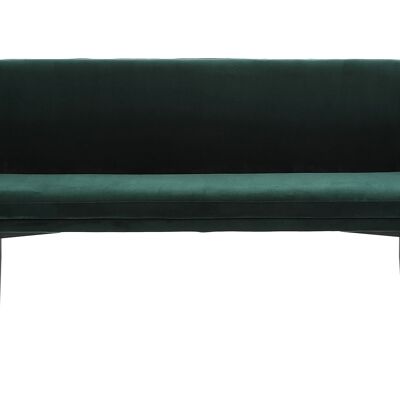 Banc 160 cm fluweel Dennengroen