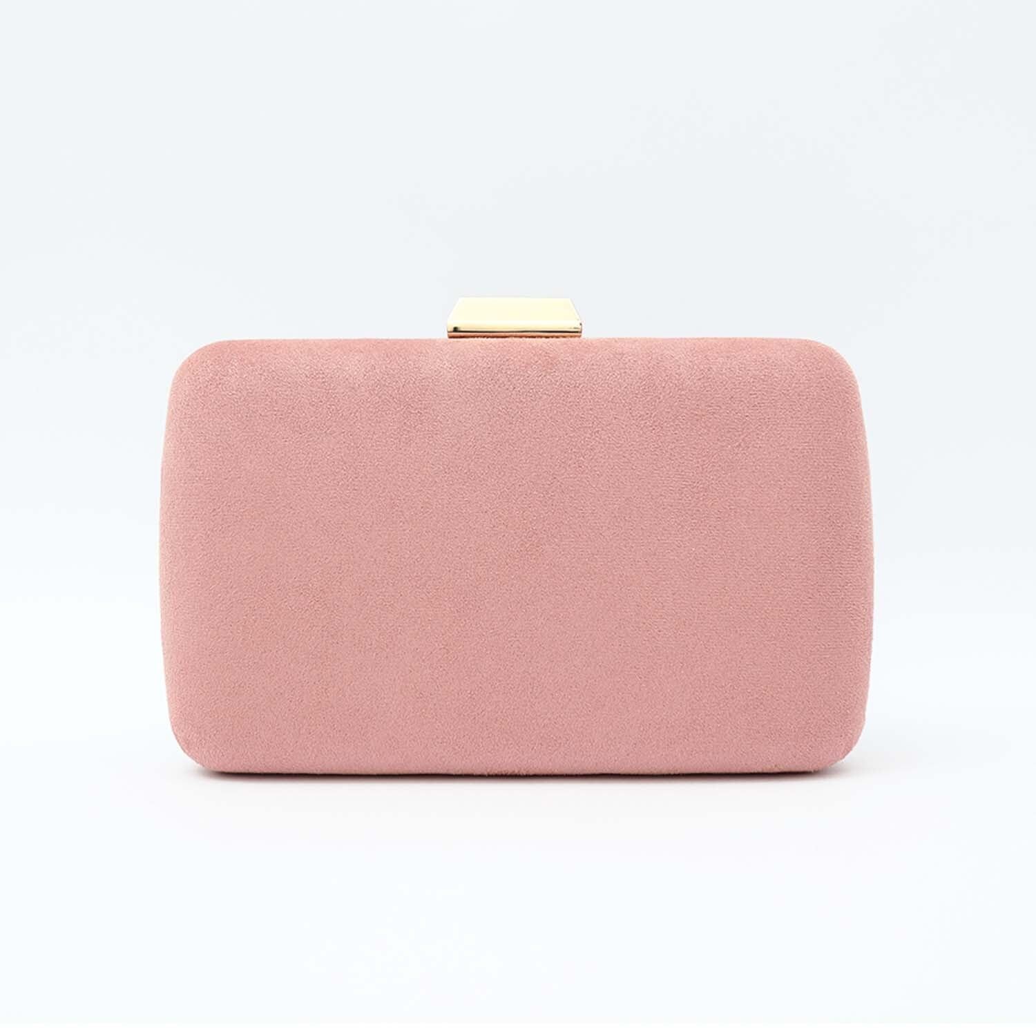 Portafoglio rotondo rosa cipria