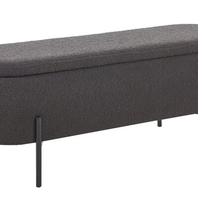 Bed bench with opbergfunctie antraciet