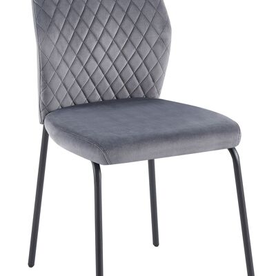 Set van 2 stoelen grijs