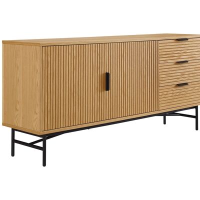 Dressoir 160 cm eiken real houtfineer