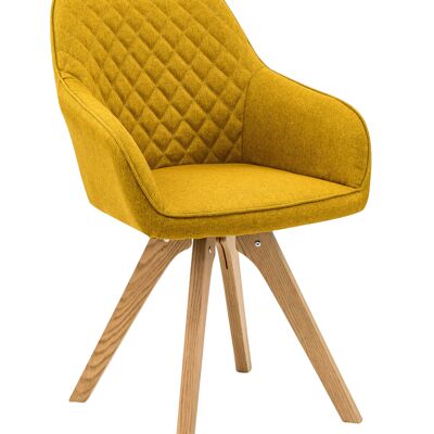 Ensemble de 2 fauteuils en textile kerriegeel