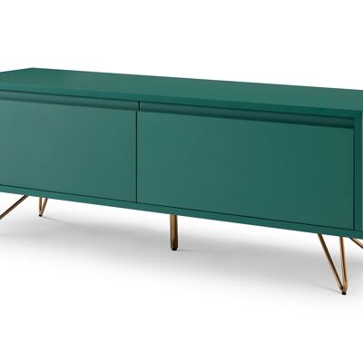 Mueble bajo con lade en clapach, estera