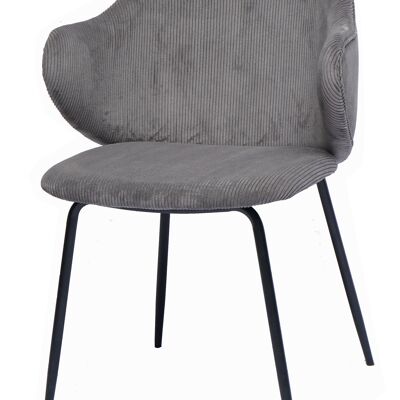 Ensemble de fauteuils avec 2 Grijs ingesteld