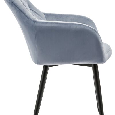 Sillón gris claro con volante
