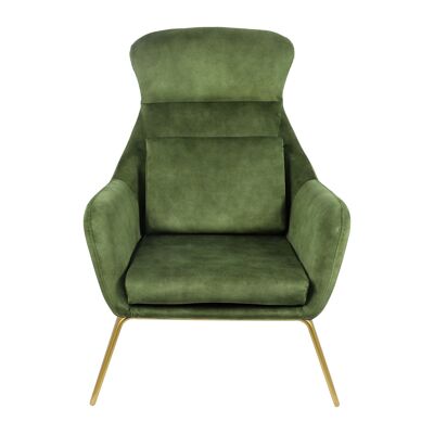 Sillón relax de terciopelo Fluweel verde