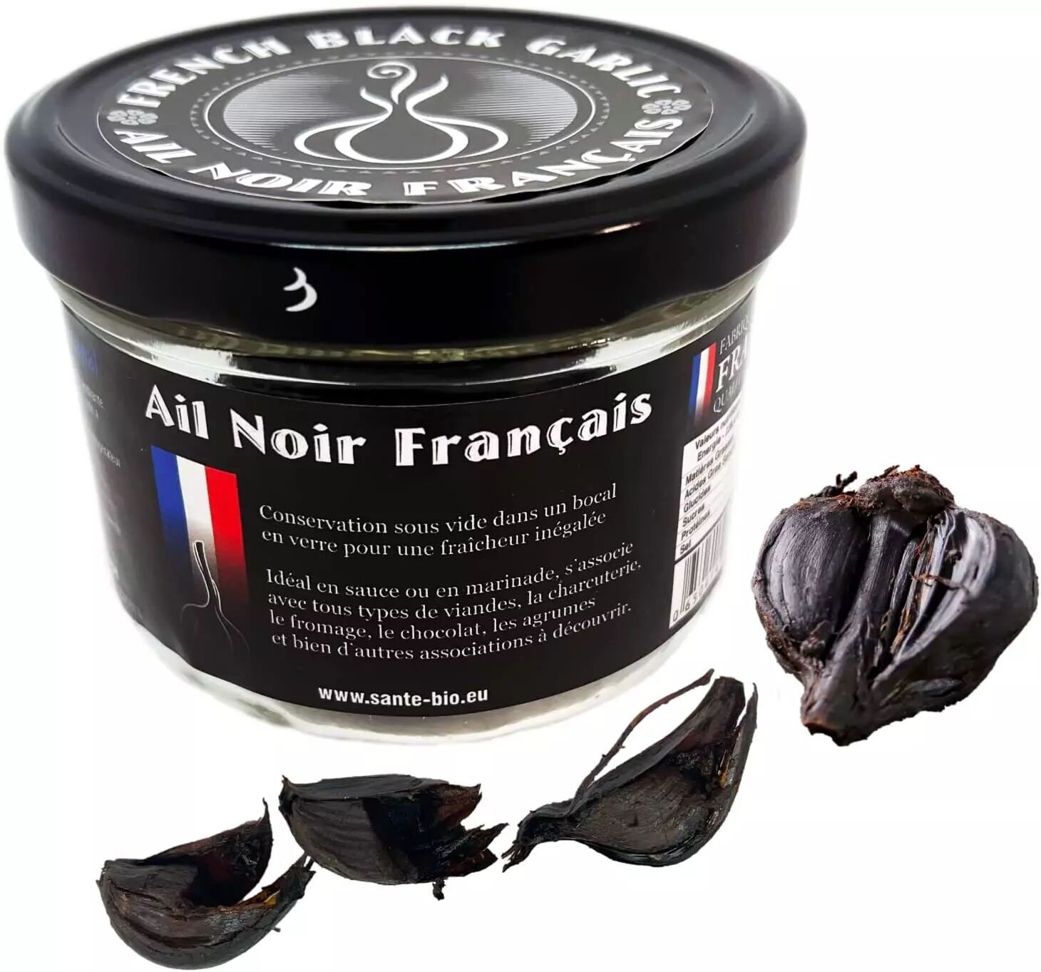 Achat Ail Noir Français - 120g -tête d'ail de Piolenc maturé - zéro ...