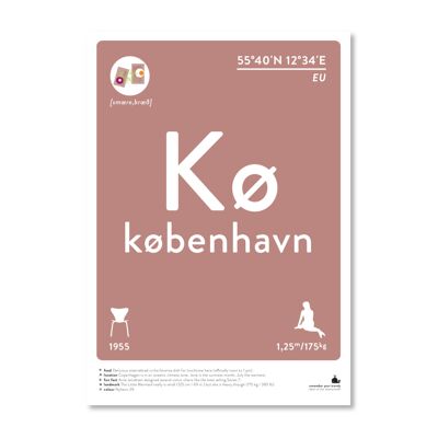 Kobenhavn - Farbe A6