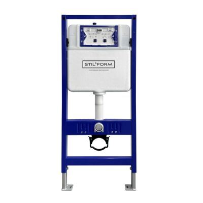 Élément pré-encastré pour WC Stilform design plat avec réservoir 112 cm pour WC suspendu