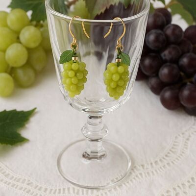 Grape earrings
