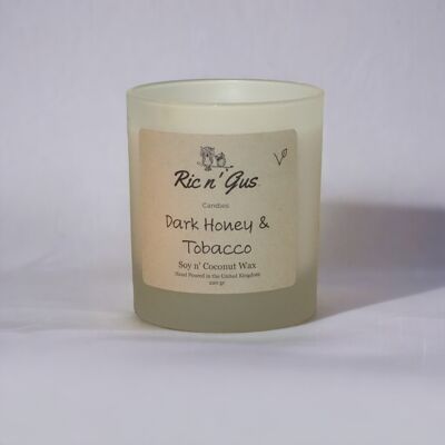 Bougie parfumée Dark Honey & Tobacco - Cire de soja et de noix de coco