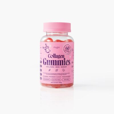 Gomitas de colágeno Myga: belleza y energía con sabor a fresa