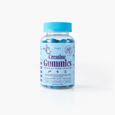 Gummies à la créatine Myga – Soutien énergétique et récupération à la myrtille