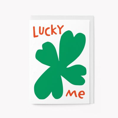 Lucky me - Love & Friendship card