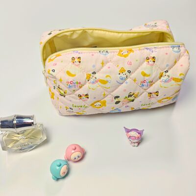 Trousse de toilette Cute Kitty Chat Kawaï