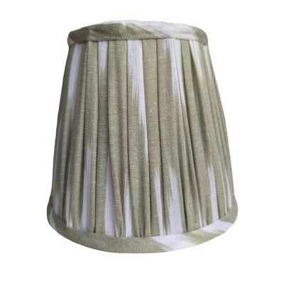 Green Ikat Pleated Lampshade
