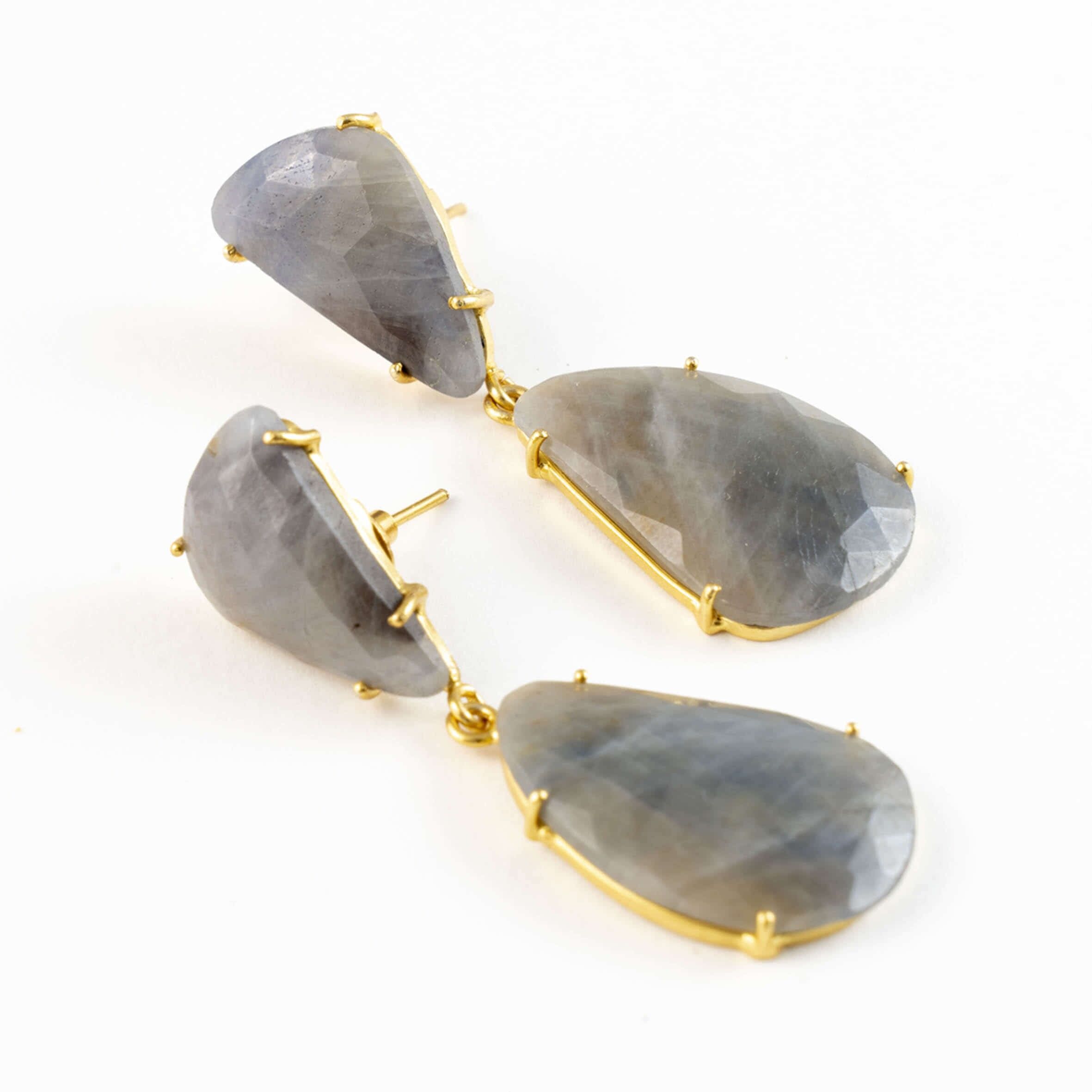 Kaptol Ed Ohrringe. Limitiertes Graublau