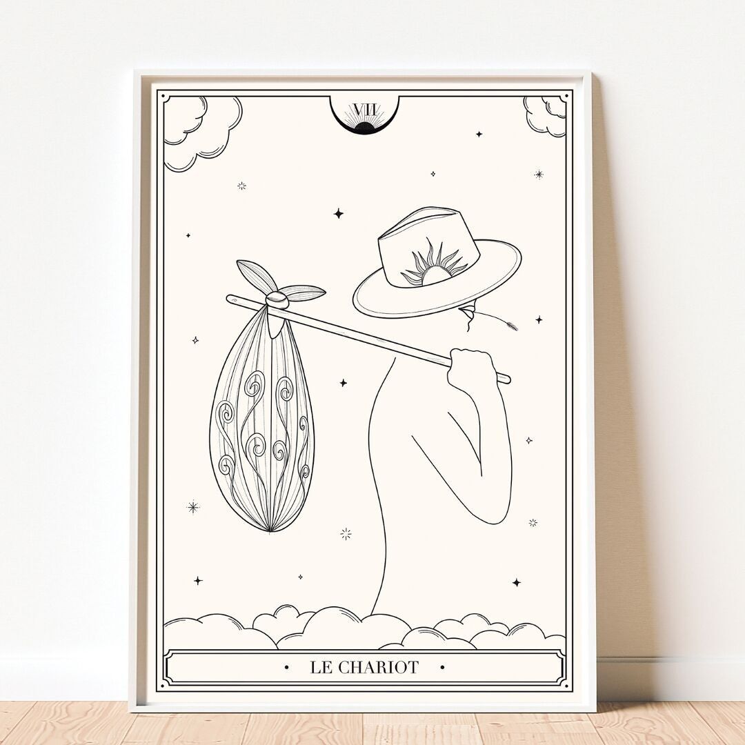 Affiche Tarot Le Chariot
