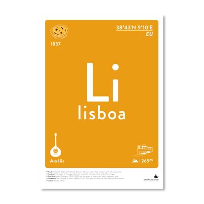 Lisbona - colore A4